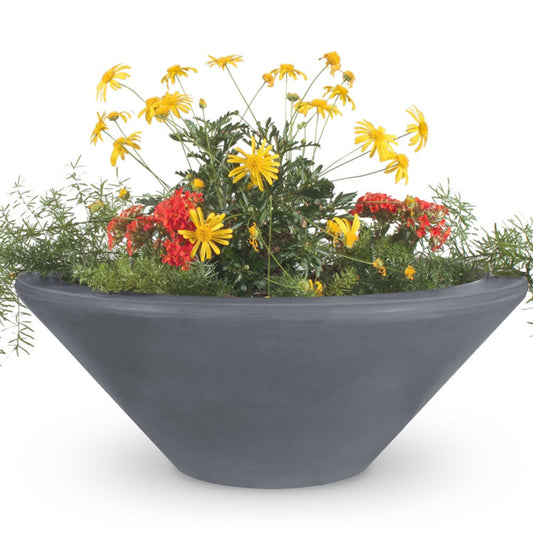Cazo bowl matte concrete finish perfect plant staging