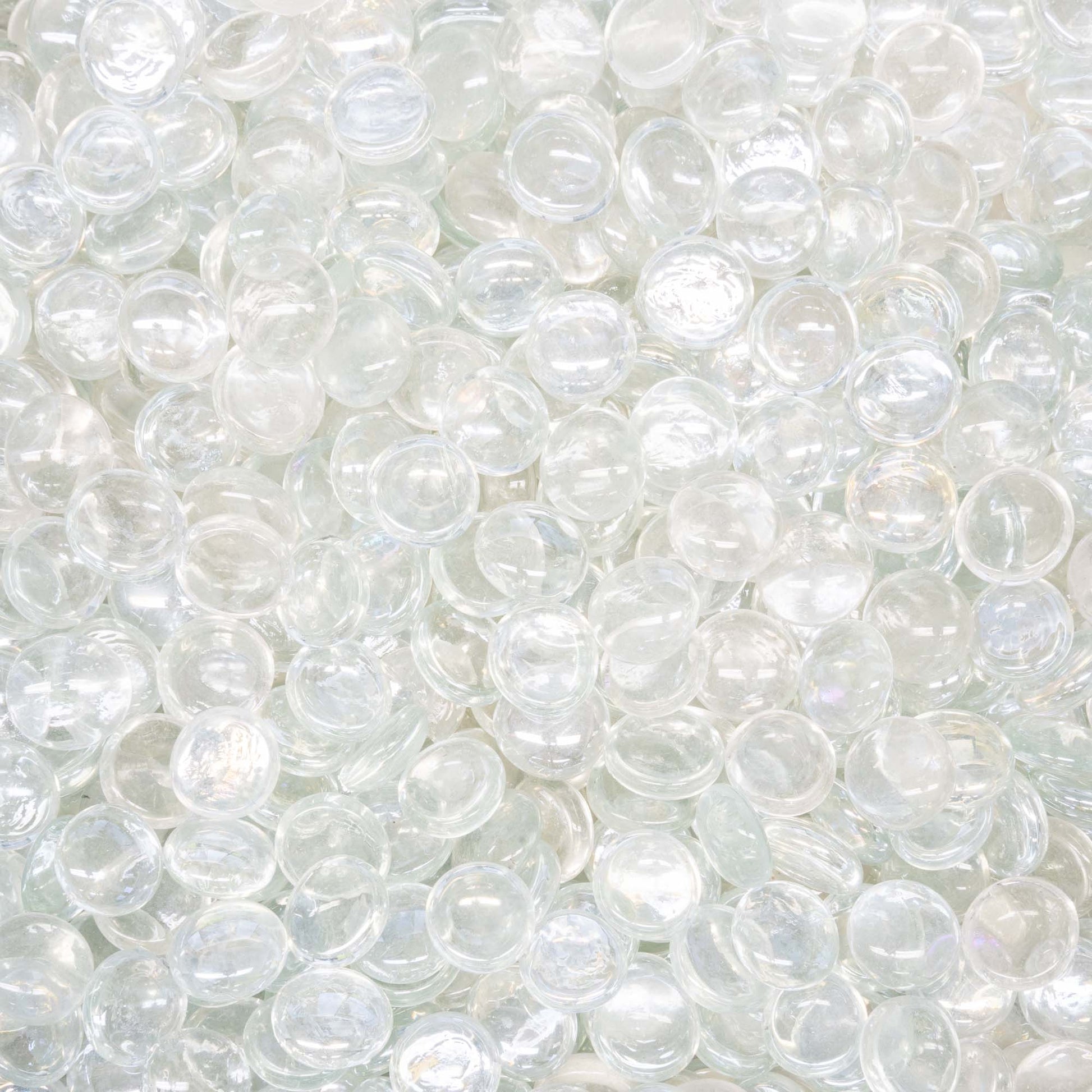 cerulean clear pebbles 25 pond bag catch flames like white bling