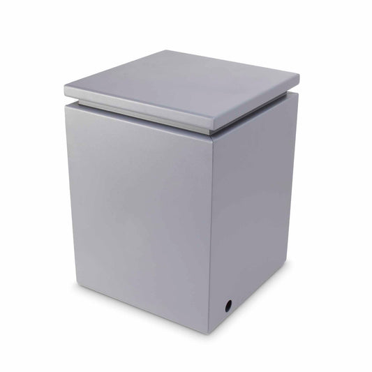Gold-black Pinnacle concrete liquid propane enclosure
