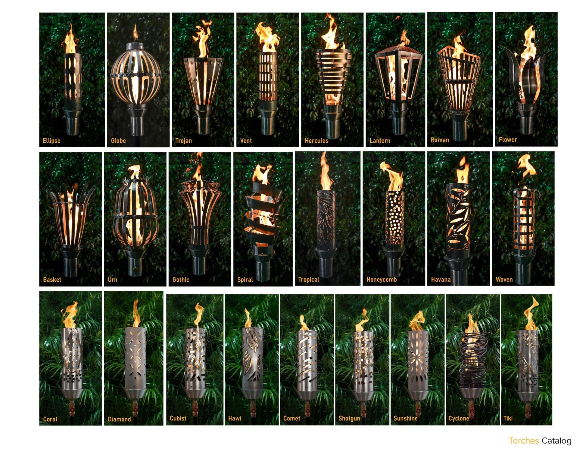 fire torch complete kit natural gas luxury outdoor lighting