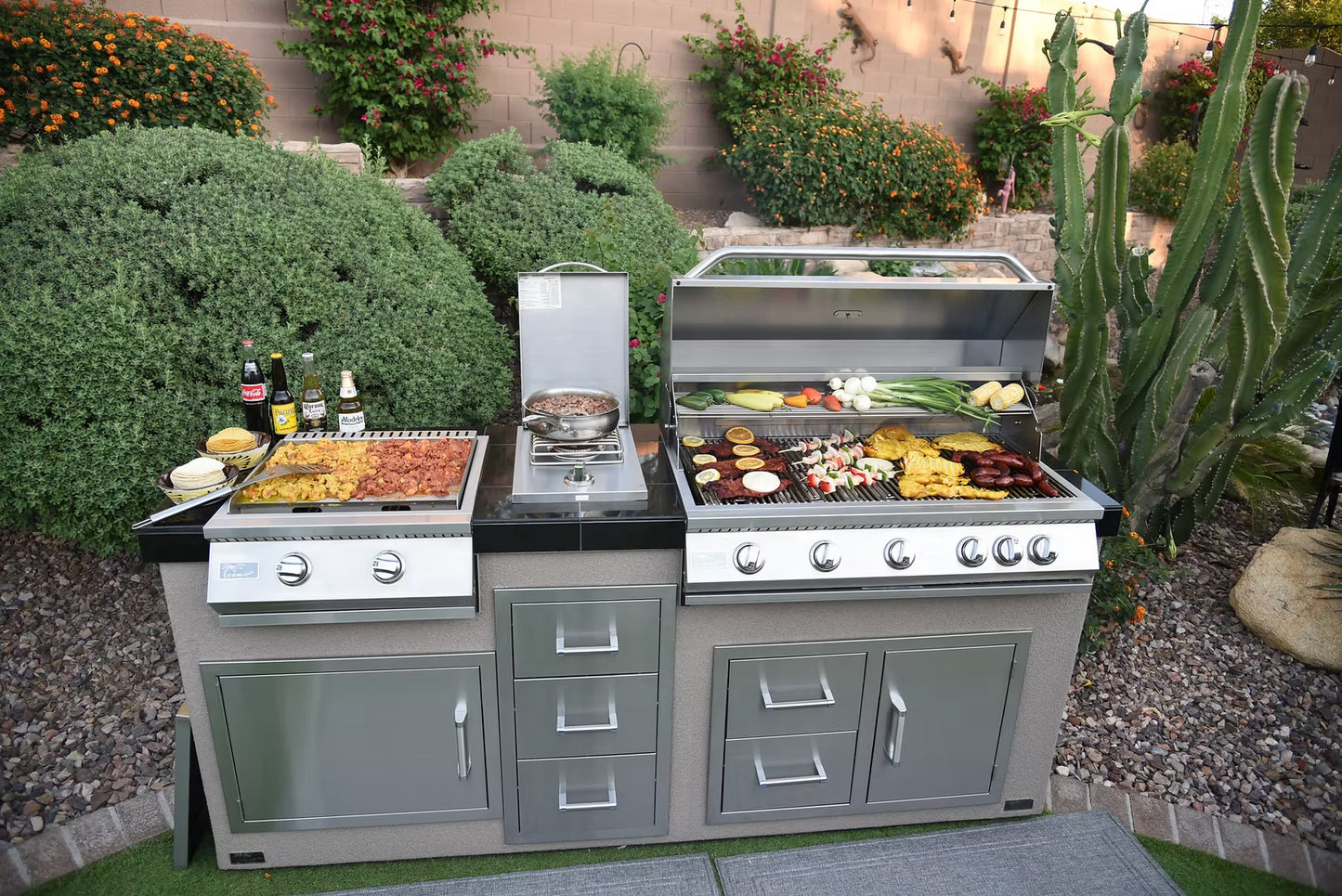 Kokomo Grills 40” Built in Gas Grill (5 Burner/Back Burner)