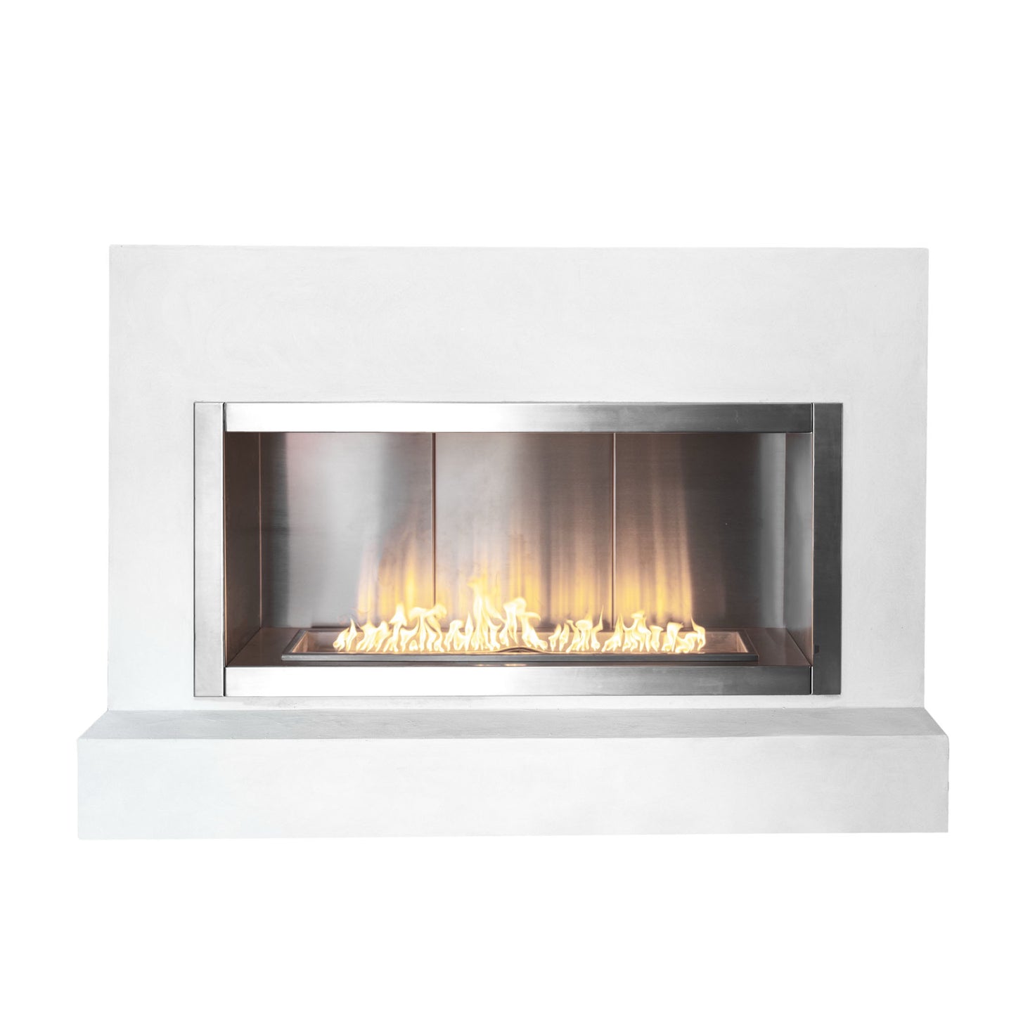 Gold-black pinnacle fireplace, corten steel, powder coat that lasts forever
