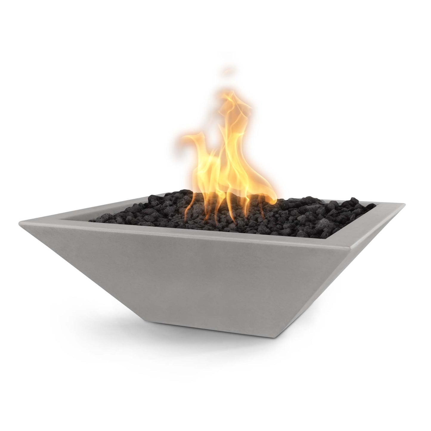 Hand lit stainless steel-48" flame remote ignition lifetime warranty luxury fire pit