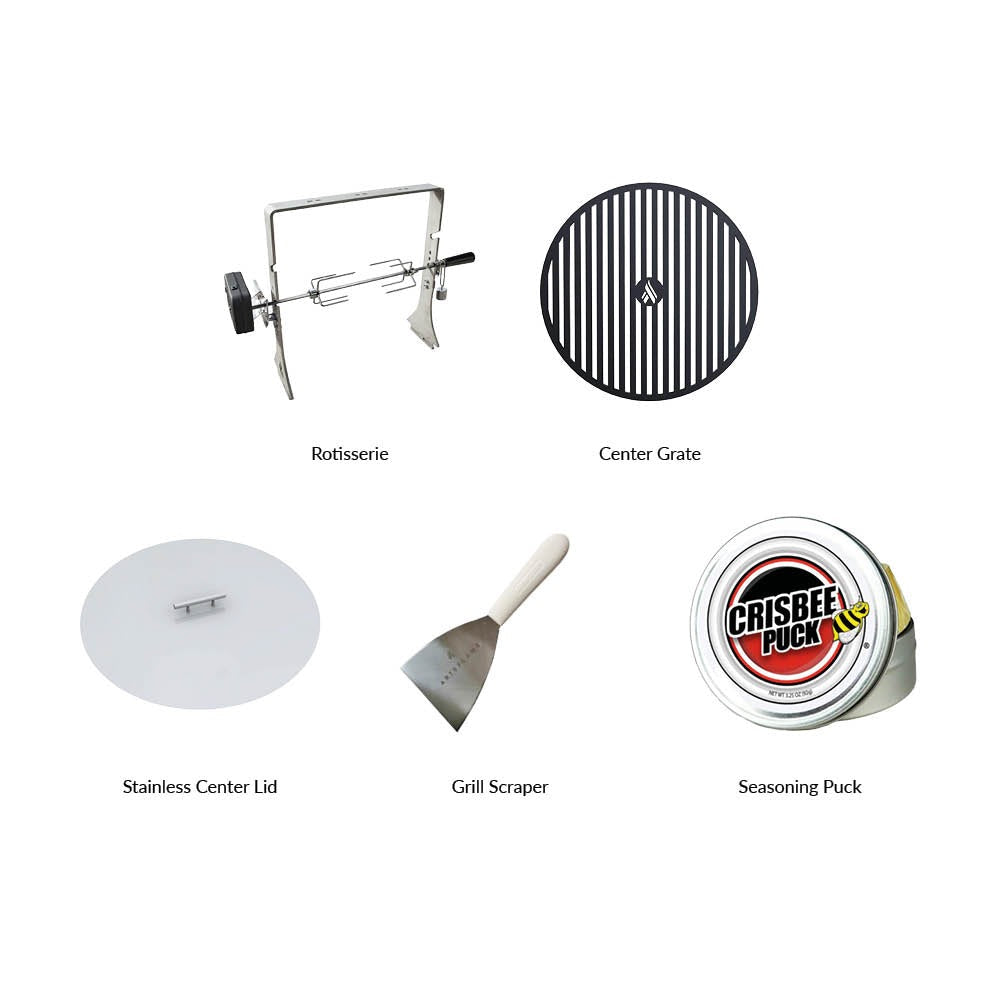 Arteflame 1000 degrees even cook luxury charcoal grill accessories