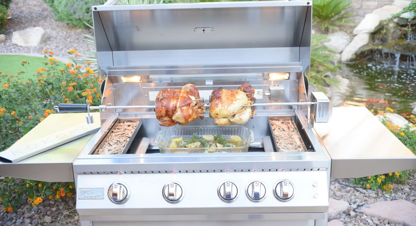 Kokomo Grills Smoker Chip Box Insert in Stainless Steel