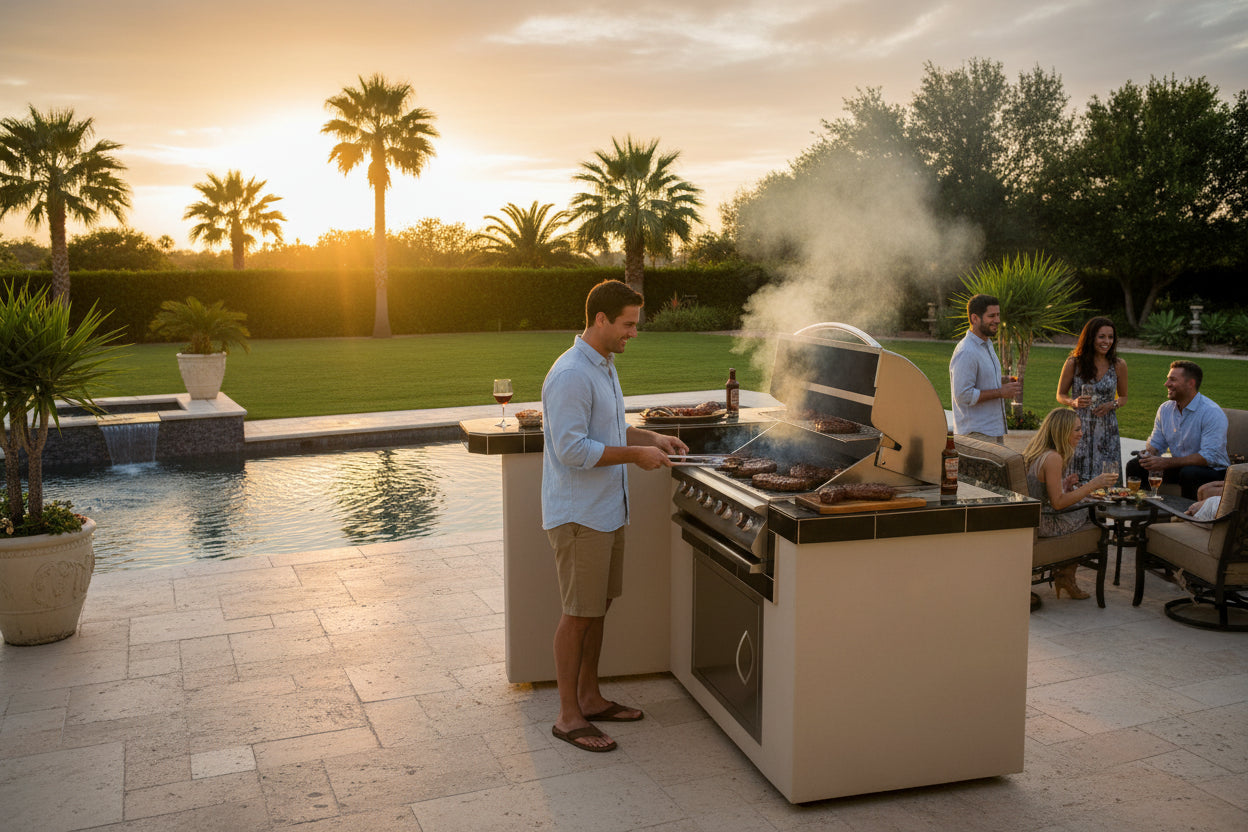 CalFlame Patio Series-Maui Q BBQ Island