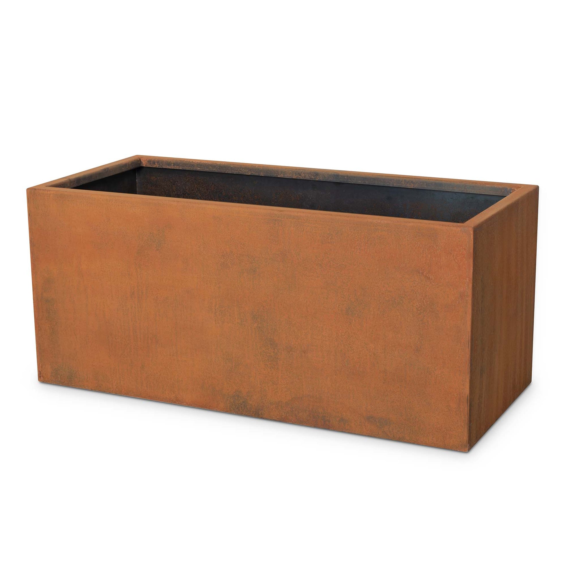 Rectangular planter corten steel frame 48"x24"