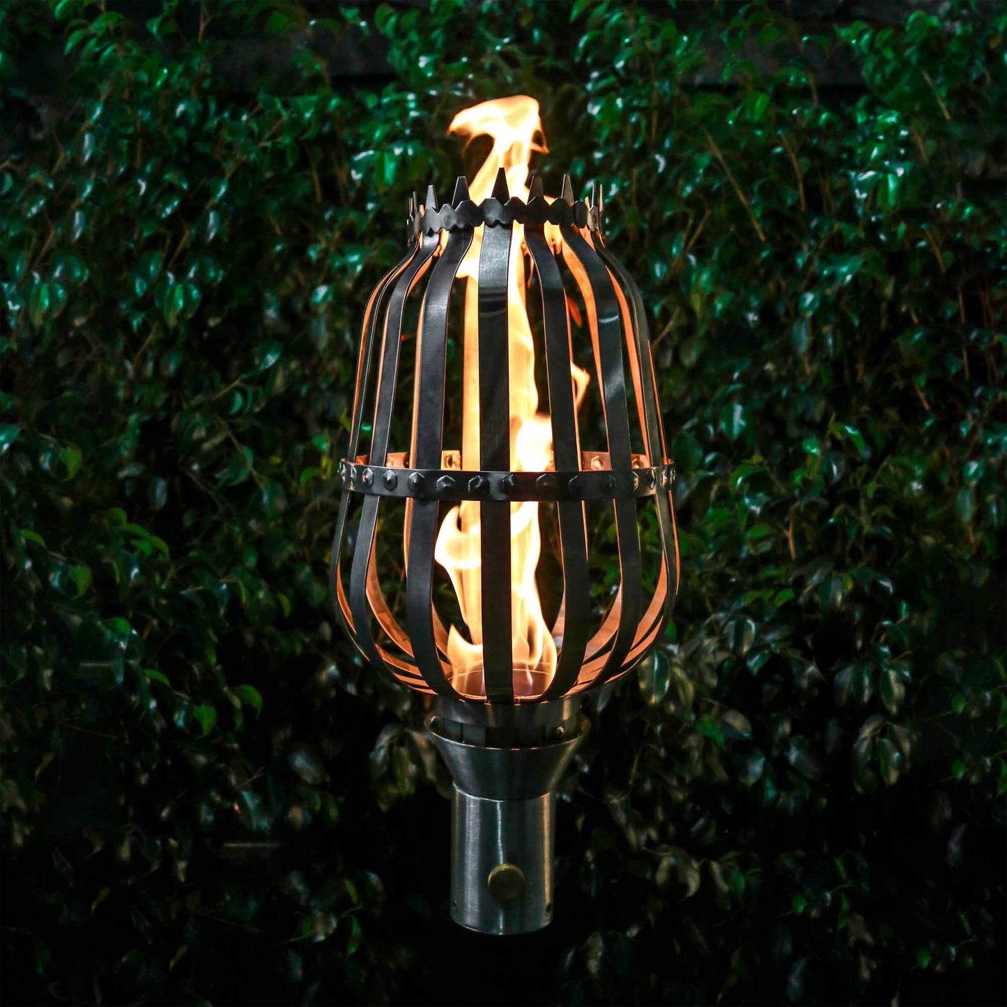 Stainless steel Urn fire torch wind proof 30,000 btu  perfect flame luxury outdoor lighting