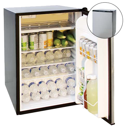 CalFlame Stainless Steel Refrigerator