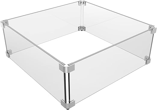 CalFlame Mesa – Modern Contemporary Outdoor Gas Fire Pit