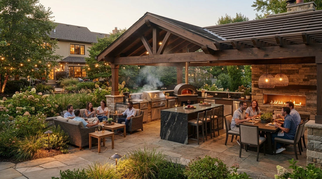 Covered Outdoor Kitchen Concepts: Plan a Kitchen That Works Under Cover