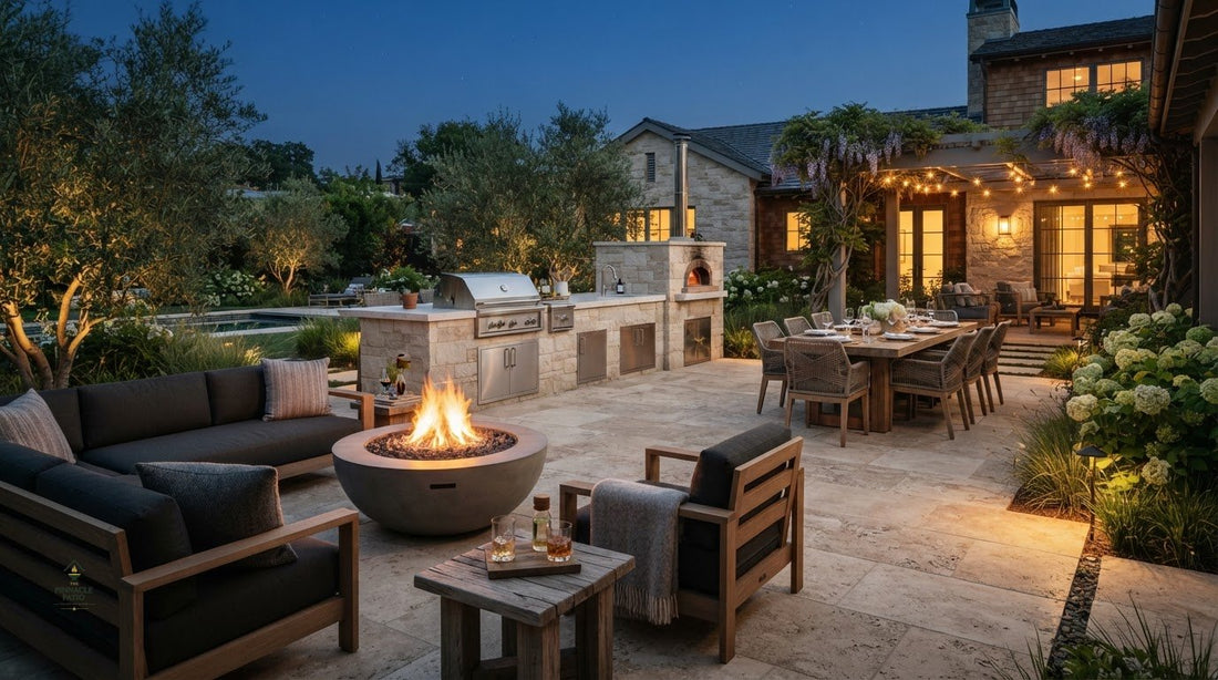 Patio Design Ideas with Fire Bowl Features: Inspiring 2026 Layouts