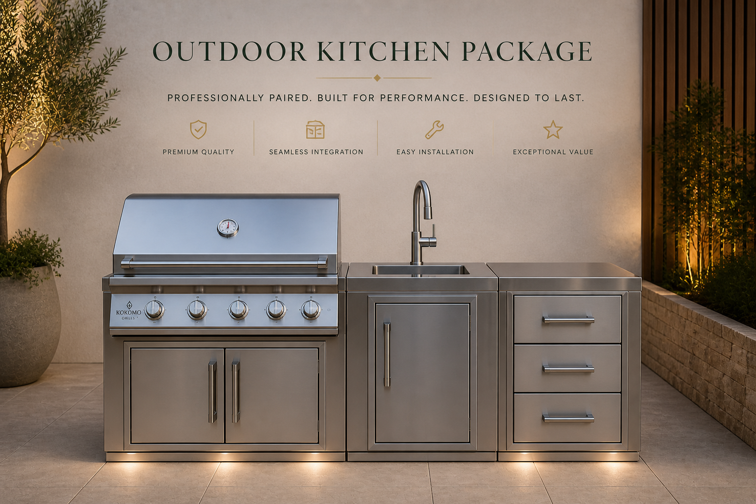 Luxury Outdoor Kitchen Packages