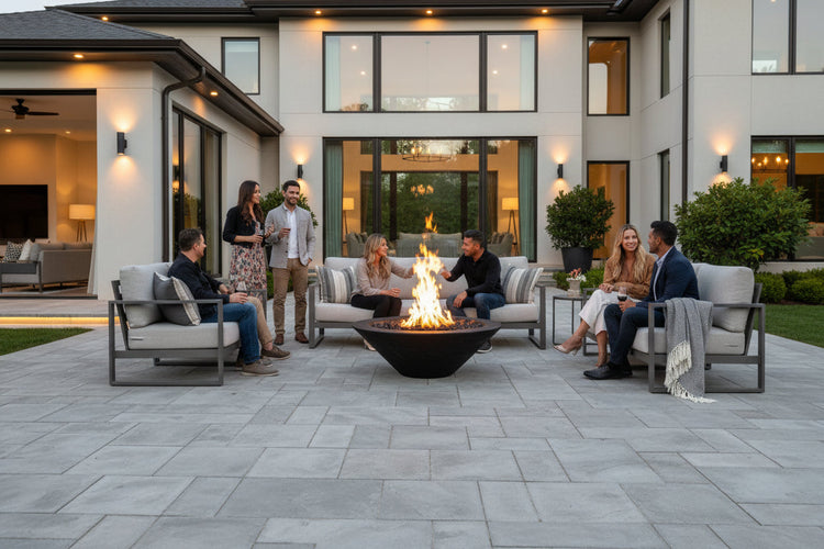 Round Fire Pits, Bowls & Planters