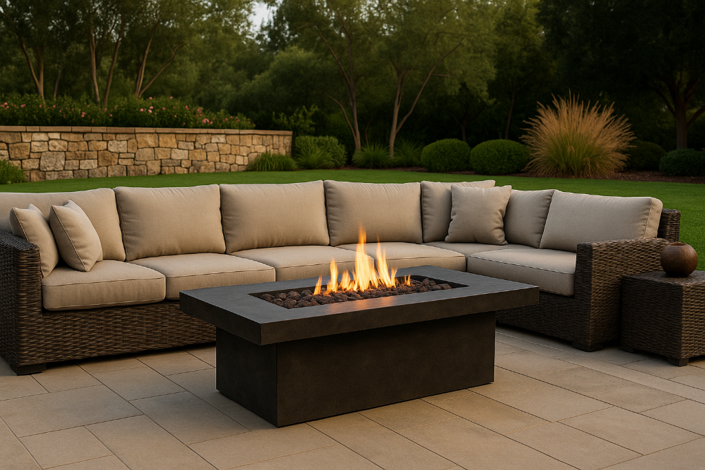 Linear Fire Pits and Planters