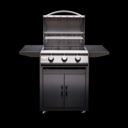 Blaze LBM 25-Inch 3-Burner Built-In Gas Grill closed