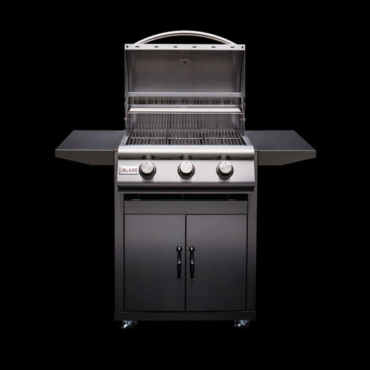 Blaze LBM 25-Inch 3-Burner Built-In Gas Grill closed