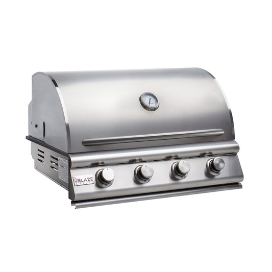 Blaze LBM 32-Inch 4-Burner Built-In Gas Grill closed