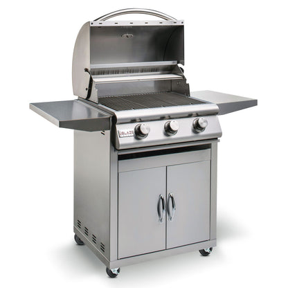 Blaze LBM 25-Inch 3-Burner Built-In Grill angled view