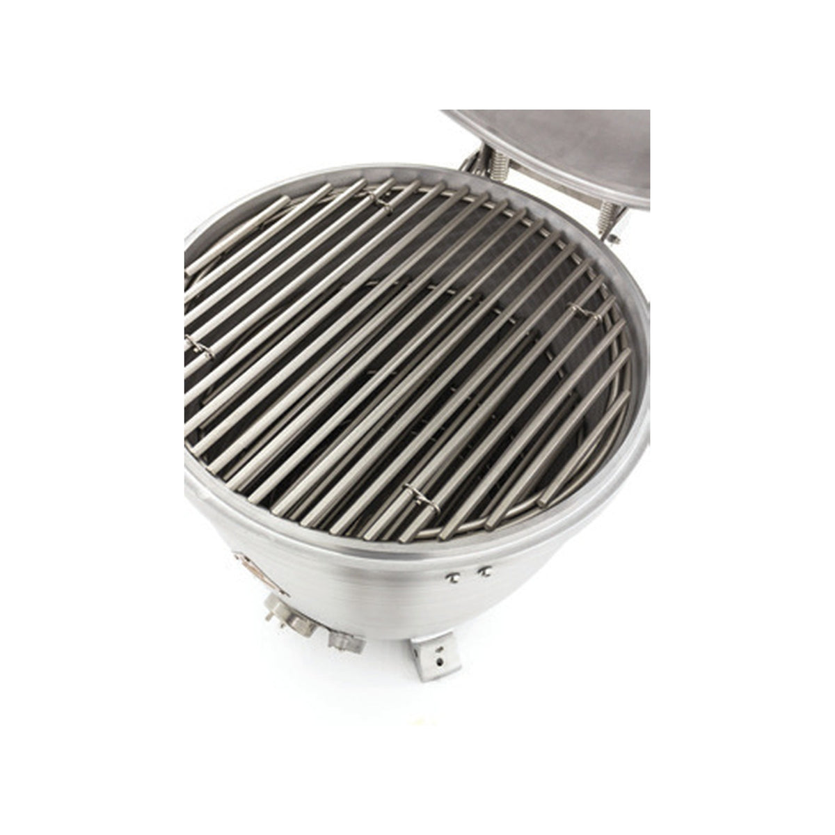 Blaze BLZ-20-KAMADO cast aluminum body and stainless steel cooking grate