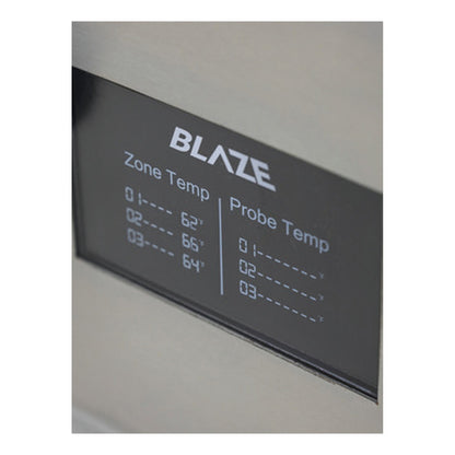 Blaze LTE PRO 40-Inch Griddle digital temperature control screen detail