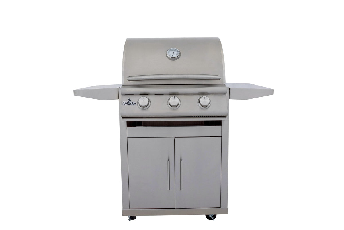 Blaze BCM 25-Inch freestanding grill with stainless steel cart