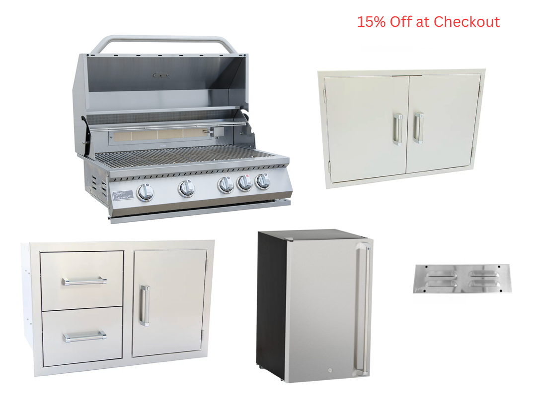 5 Piece Outdoor Kitchen Package Deal! -Limited Time Offer