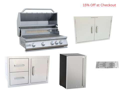 5 Piece Outdoor Kitchen Package Deal! -Limited Time Offer