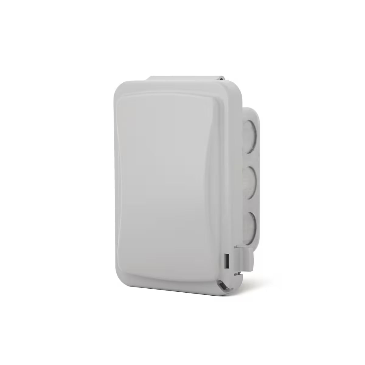 Infratech 14-4310 single flush mount duplex switch with weatherproof cover, closed