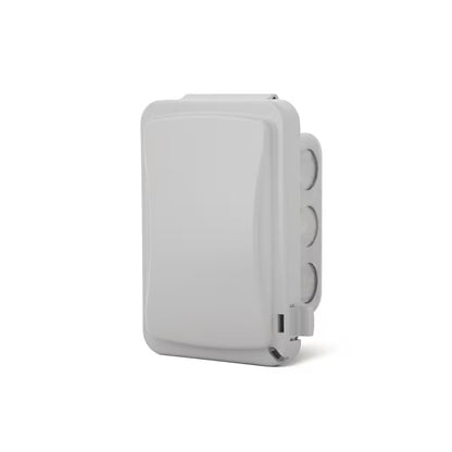 Infratech 14-4310 single flush mount duplex switch with weatherproof cover, closed