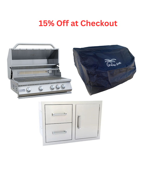 3 Piece Outdoor Kitchen Package Deal!