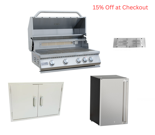 4 Piece Outdoor Kitchen Package Deal! -Limited Time Offer