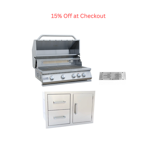 3 Piece Outdoor Kitchen Package