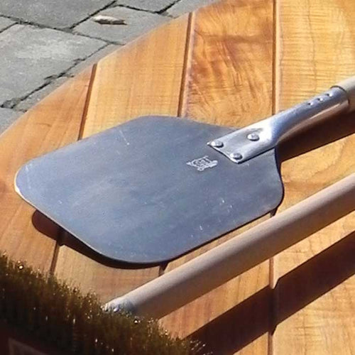 Aluminum Pizza Peel - 9"x11" w/38" Wood Handle