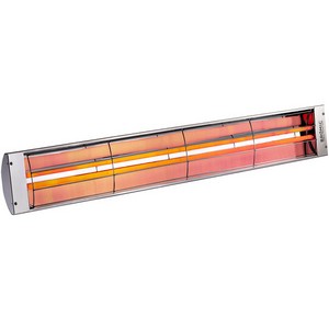 Infrared heater on a white background