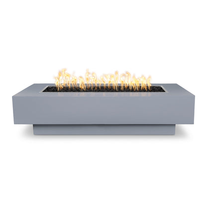 Gold-black Pinnacle Cazo fire pit concrete over metal powder coat