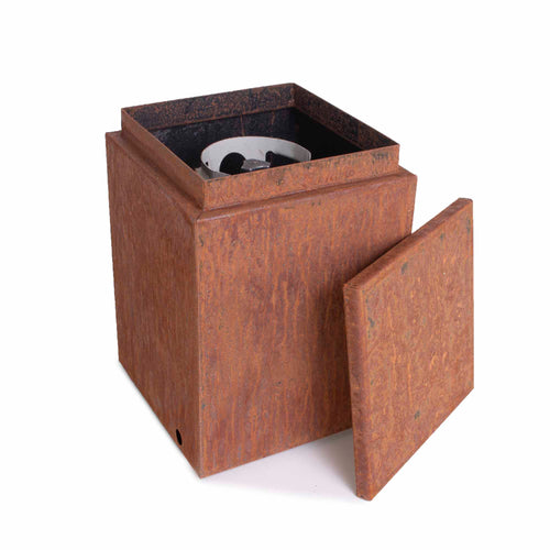 Corten Steel Liquid Propane Enclosure