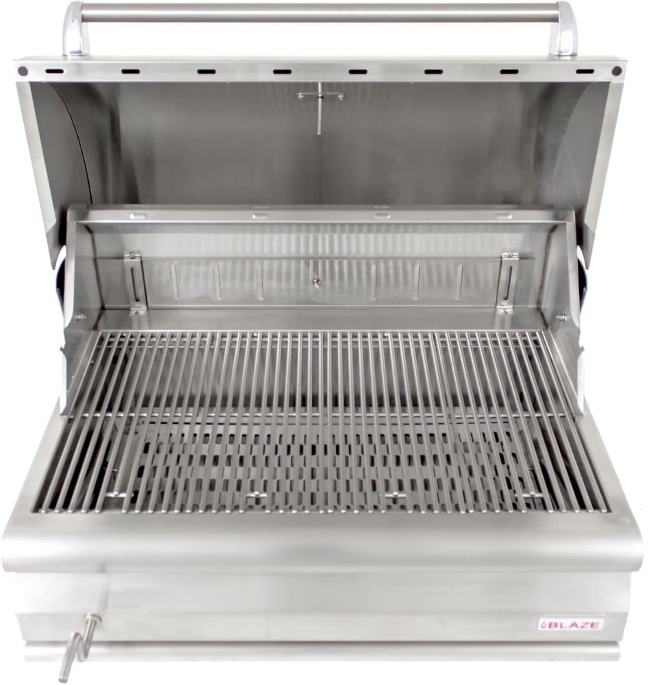 Blaze BLZ-4-CHAR 32-Inch Built-In Charcoal Grill with stainless steel cooking