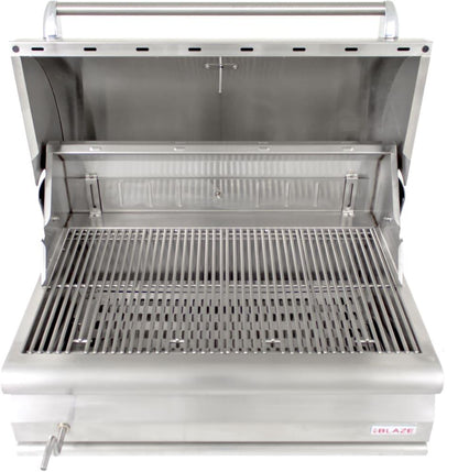 Blaze BLZ-4-CHAR 32-Inch Built-In Charcoal Grill with stainless steel cooking