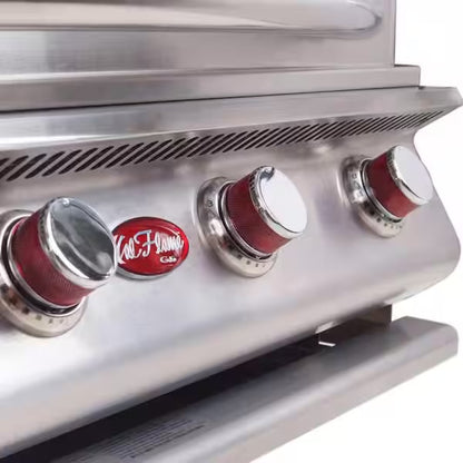 Cal Flame G4 grill control knobs close-up
