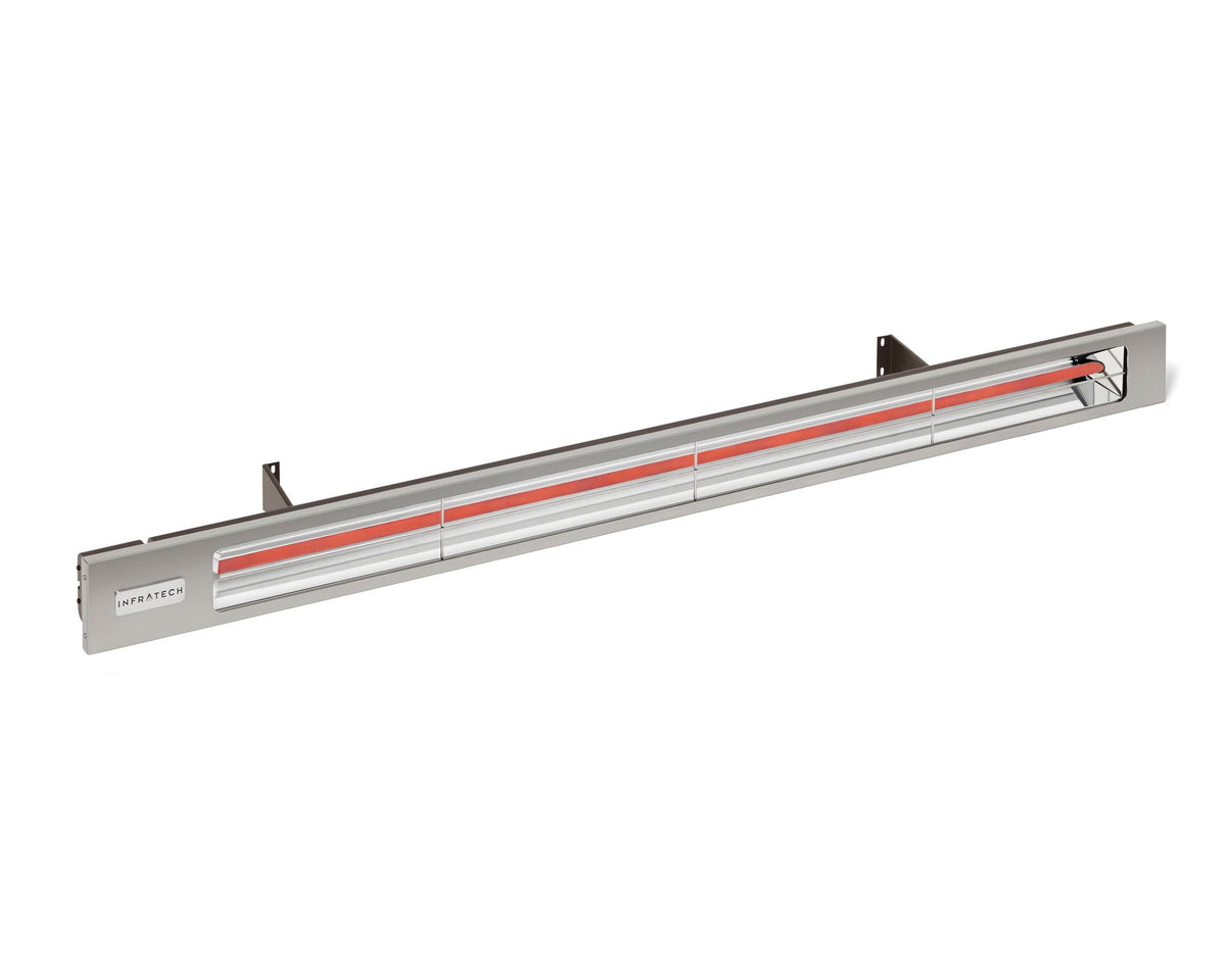 Infratech Comfort stainless steel slim-line infrared patio heater with mounting brackets