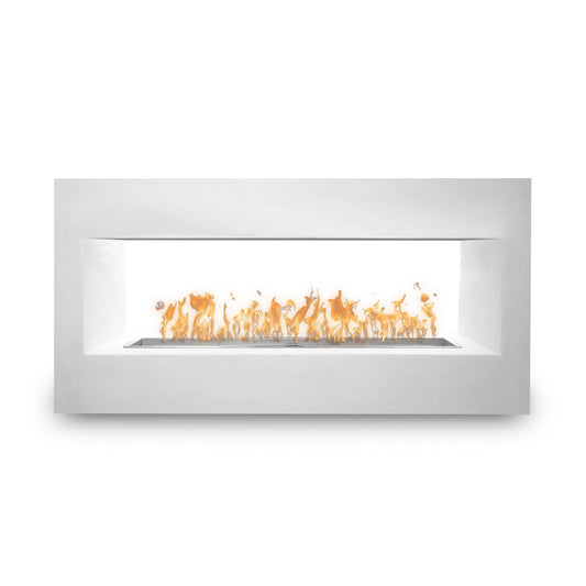 Gold-black pinnacle fireplace, corten steel, powder coat that lasts forever