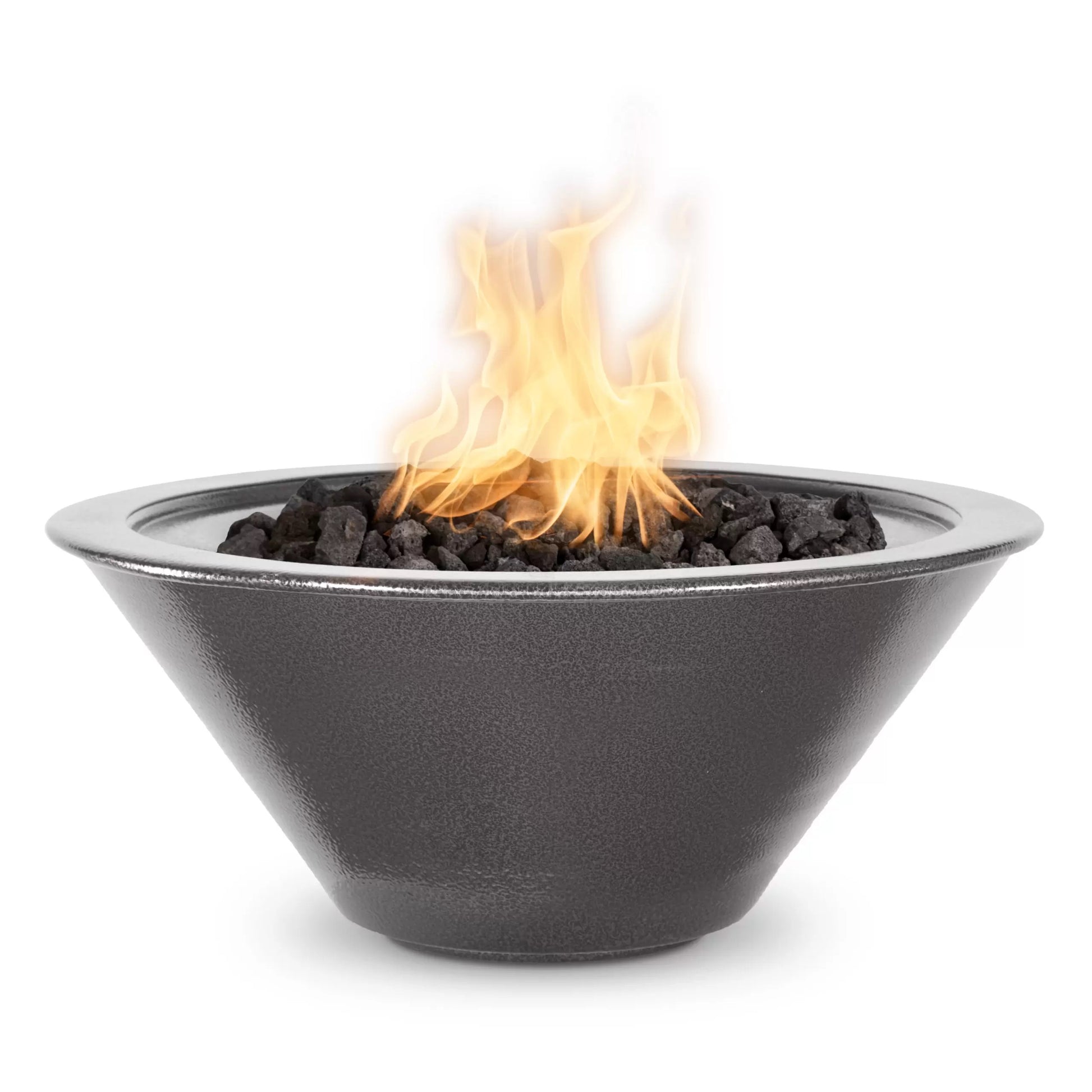 Gold-black Pinnacle Cazo fire bowl powder coat metal bowl