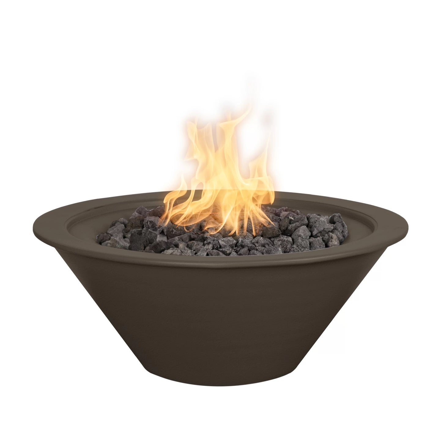 Gold-black Pinnacle Cazo fire bowl powder coat metal bowl