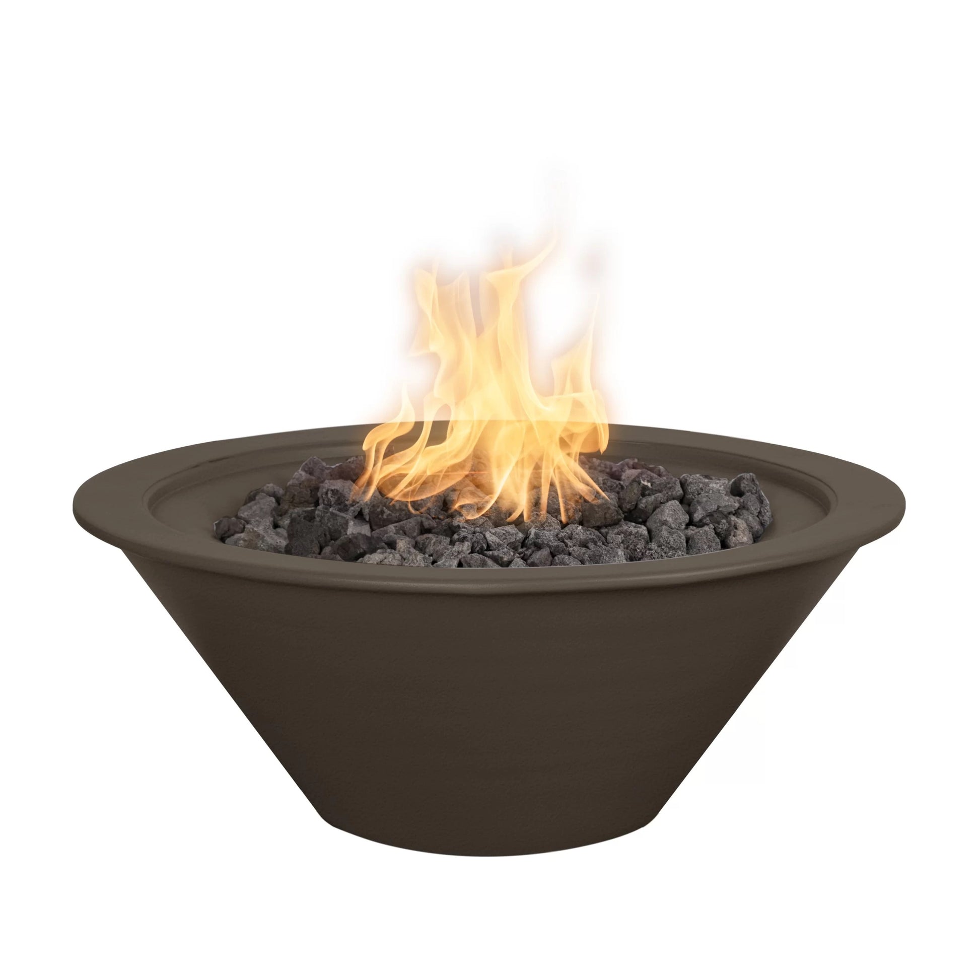 Gold-black Pinnacle Cazo fire bowl powder coat metal bowl
