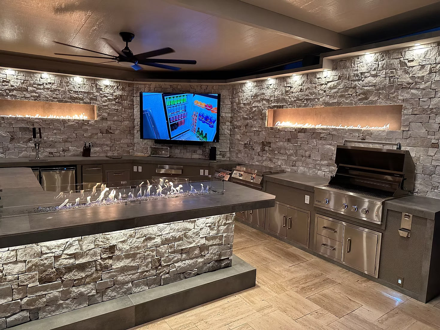 KoKoMo Grills BBQ Island Outdoor Kitchen - Thumbnail 2
