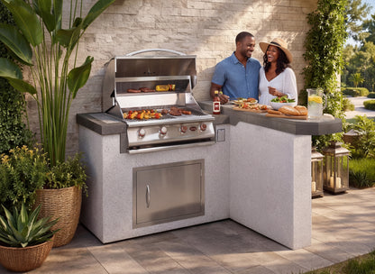 Cal Flame Maui Q Outdoor Kitchen Island – Patio Series