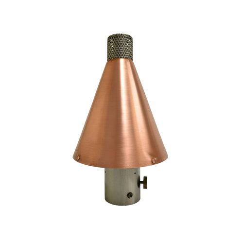 cone torch head copper wind proof perfect flame luxury outdoor lighting