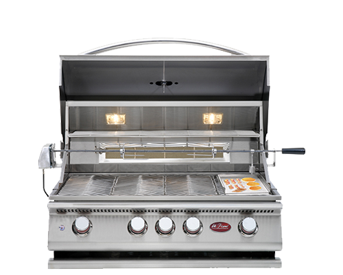Cal Flame P4 4-Burner Built-In Gas Grill – Luxury Outdoor BBQ