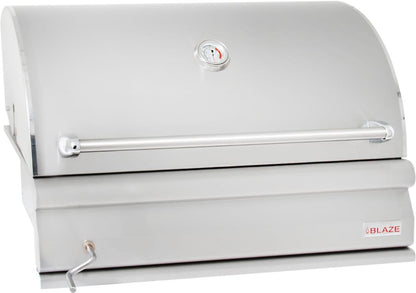 Blaze BLZ-4-CHAR 32-Inch Built-In Charcoal Grill with stainless steel cooking